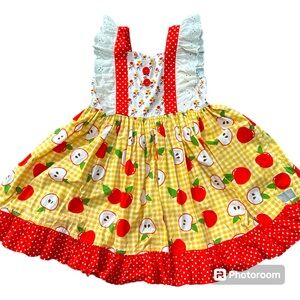 Eleanor Rose Apple dress